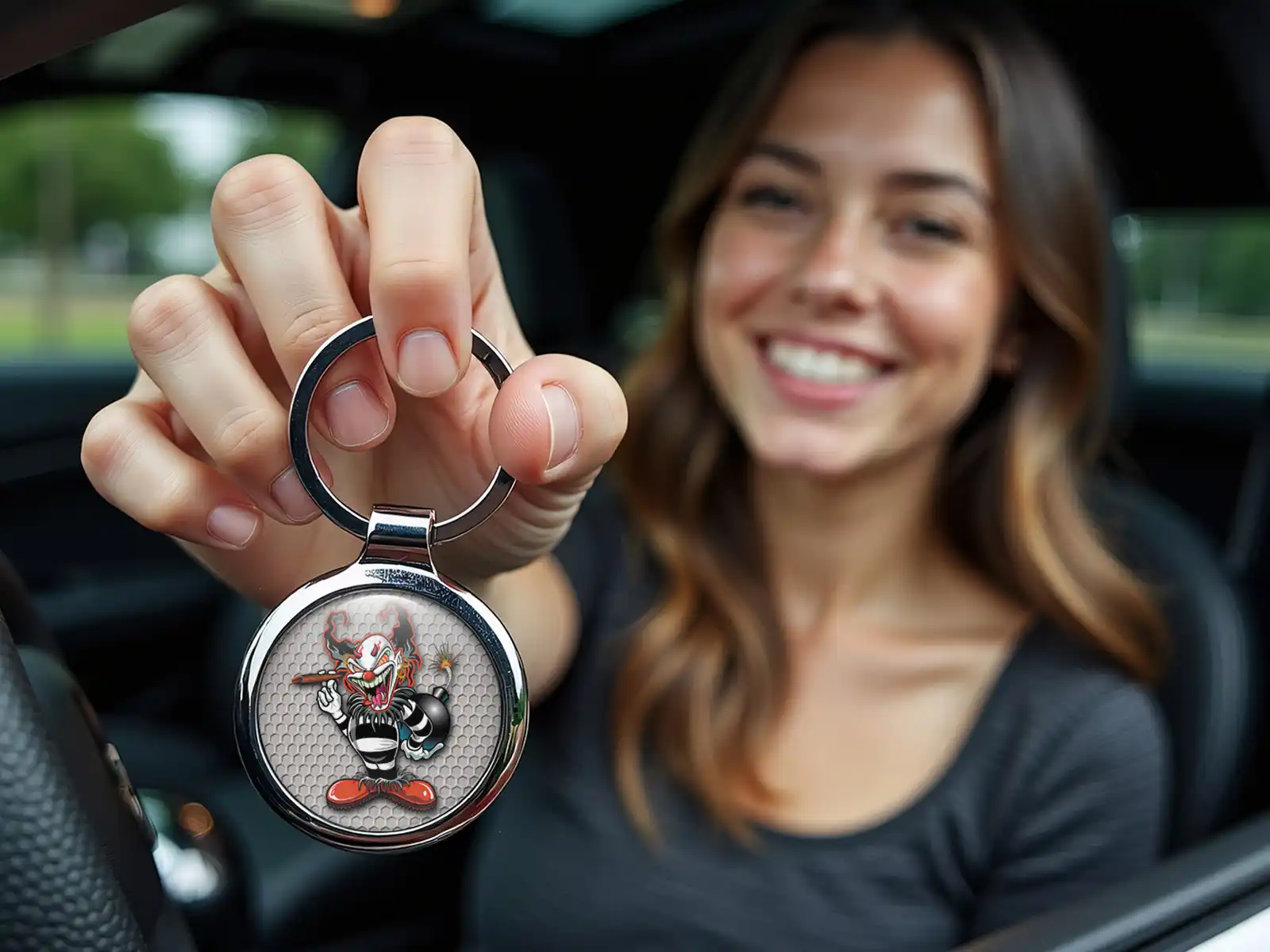 Custom Made Keyfobs Logo Premium Force